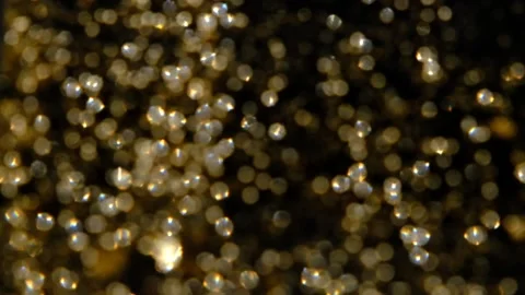 Golden glitter background in slow motion Stock Footage 239416385