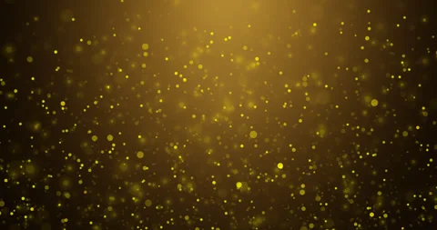 Golden Glitter Bokeh Background. Loop Animation Stock Footage 329836540