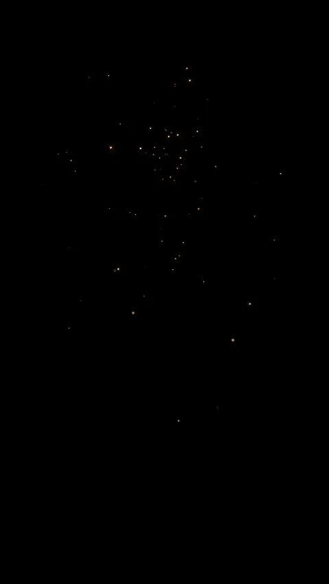 Golden glitter circle with sparkling light. Shining Christmas gold particles and Stock Footage 333951858