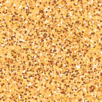 Golden glitter confetti texture background. Stock Illustration