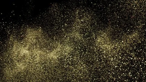 Golden Glitter Dust background Stock Illustration