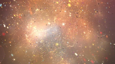 Golden Glitter Explosion Abstract Background With Sparkling Particles Stock Footage 330544933