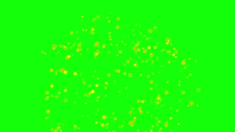 Golden glitter Explosion on the black, green, blue, white screen Stock Footage 279744965