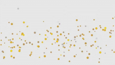 Golden glitter Falling Glitter on Alpha channel Stock Footage 279731092