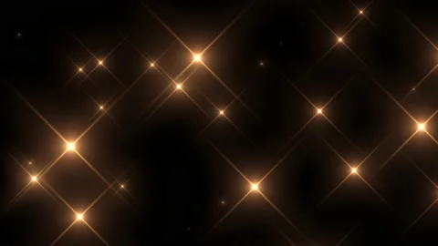 Golden glitter flash light motion background Vidéo 208808286