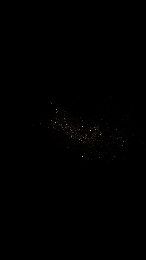 Golden glitter light tail, sparkling shining glare effect. Gold magic shimmer Stock Footage 333956941