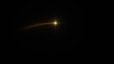 Golden Glitter Particle Comet Trail Seamless Loop Stock Footage 342397512