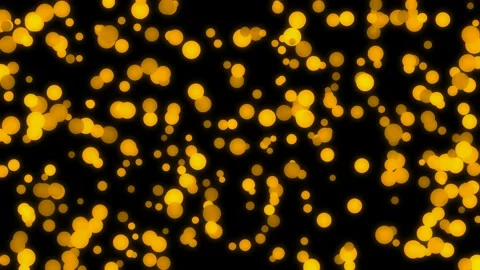 Golden glitter particle effect background, abstract yellow bokeh motion for.. Stock Footage 339773471