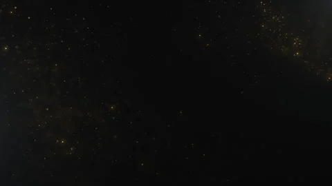 Golden Glitter Particles Background Video stock 247736354