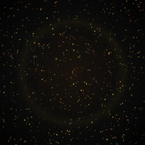 Golden Glitter Particles Falling on Dark Background - Abstract Celebration .. Stock Footage 346284230