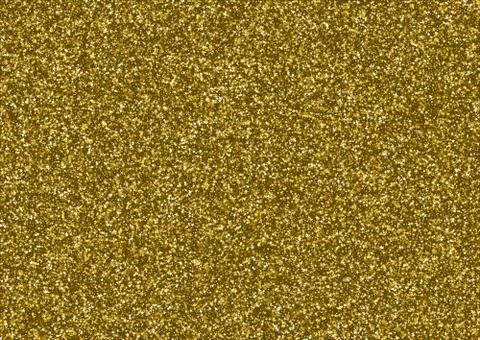 Golden glitter texture consisting of small stars. Stock Illustration
