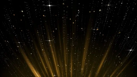 Golden glitter twinkling abstract magic moment background gold twinkle floati Stock Footage 107770727