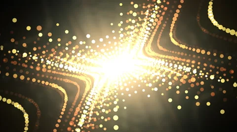 Golden Glitter Wave Stock Footage 41069223