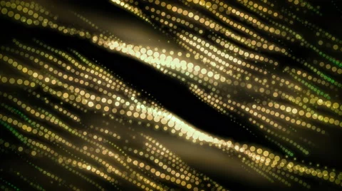 Golden Glitter Waves Background Stock Footage 52528826
