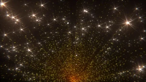 Golden Glittering Background Stock Footage 80920534