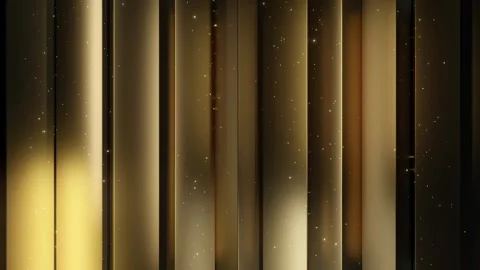 Golden Glittering Stripes Background Stock Footage 264298143