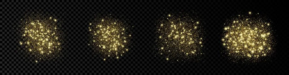 Golden glittering vector backdrop Stock Illustration