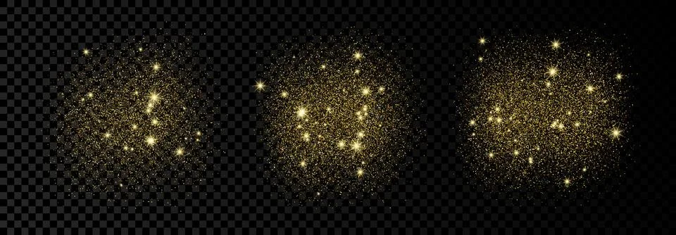 Golden glittering vector backdrop Stock Illustration