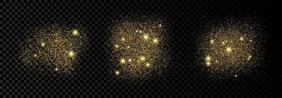 Golden glittering vector backdrop Stock Illustration