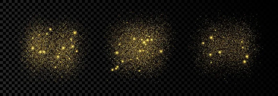 Golden glittering vector backdrop Stock Illustration