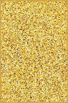Golden glitters background Stock Illustration