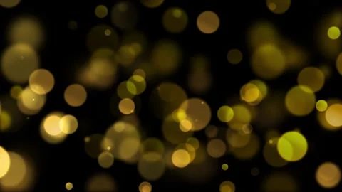 Golden Globe Abstract Glows Background 4K Loop Stock Footage 293636824