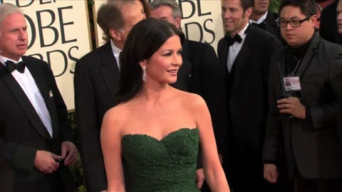 Golden Globe Awards 2011, Beverly Hills - 16 Jan 2011 Stock Footage 205220945