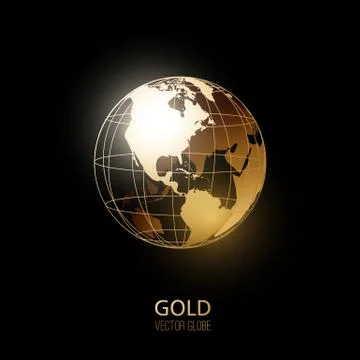 Golden Globe Stock Illustration