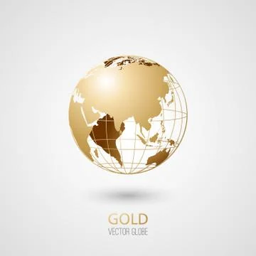 Golden Globe Stock Illustration