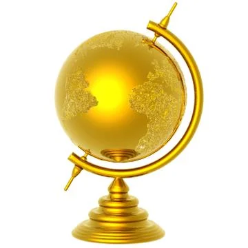 Golden globe Stock Illustration