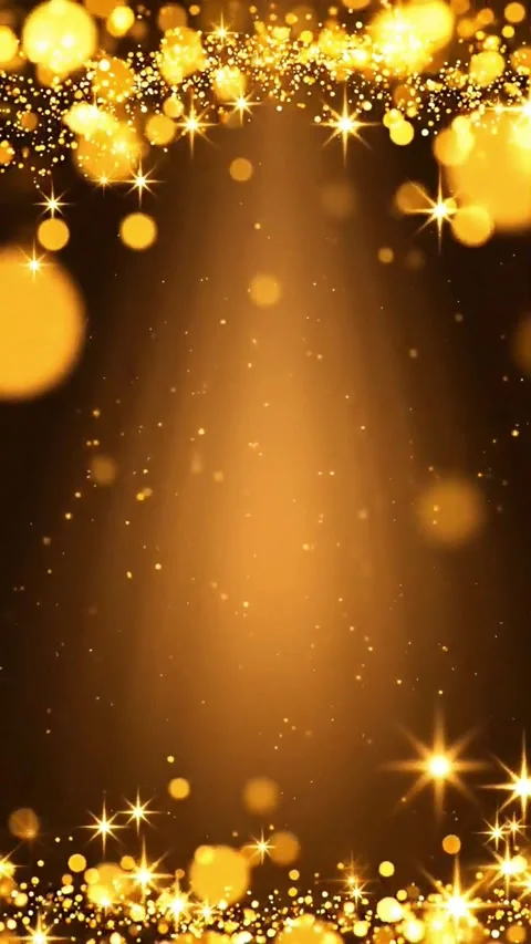 Golden Glow Background with Text Space. Stock Footage 341268122