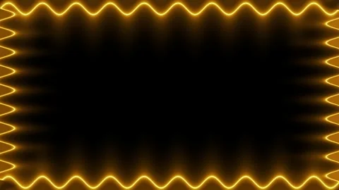 Golden Glow Frame Stock Footage 284401400