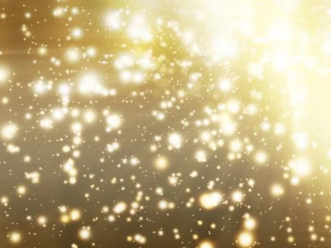 Golden glow Stock Illustration