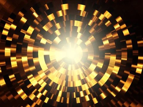 Golden Glow Stock Illustration