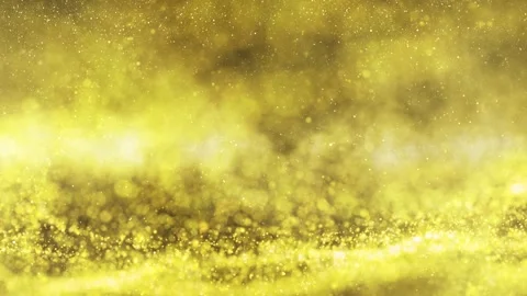 Golden glow shiny particles loop animation backgrounds Stock Footage 334078957