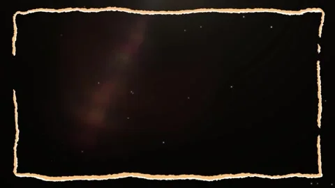 Golden glowing frame border animation Stockbeeldmateriaal 340613869