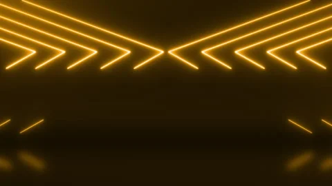 Golden Glowing Lines Background Video stock 247356245