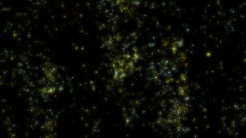 Golden Glowing Particles Animation Background Vídeo Stock 321384624