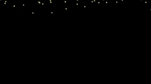 Golden glowing star particle in random direction animation Stock Footage 72271501