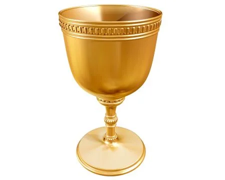 Golden goblet Stock Illustration