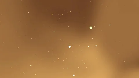 Golden gradient background with scattered white and yellow dots.  Vidéo 287334071