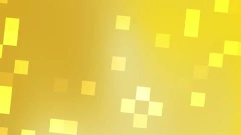 Golden gradient background with scattered yellow squares. Perfect for website Stock Footage 318143259