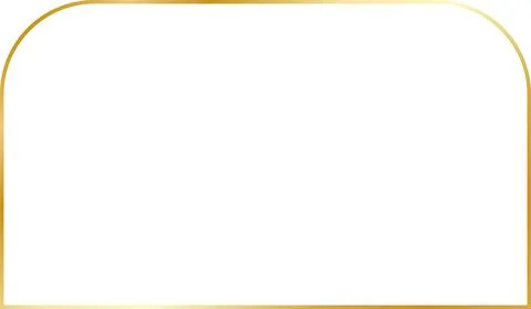 Golden Gradient Border Stock Illustration