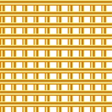 Golden grid background Stock Illustration