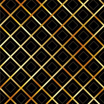 Golden grid background Stock Illustration