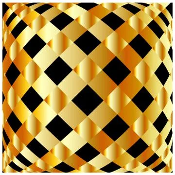 Golden grid background イラスト素材
