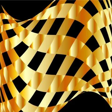 Golden grid background イラスト素材