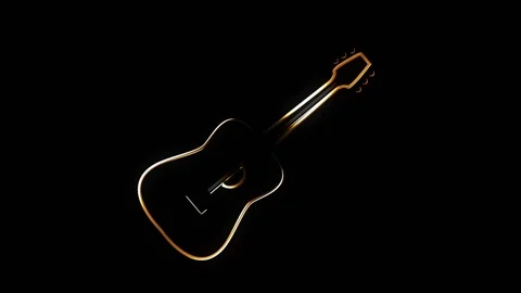 Golden Guitar 스톡 동영상 223058062