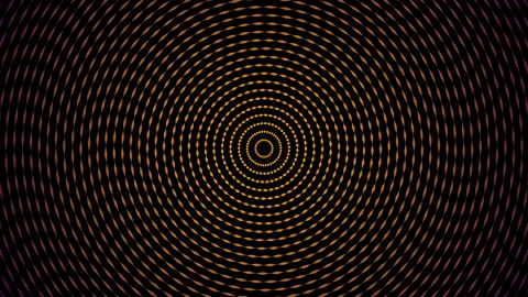 Golden halftone pattern background.Modern gold circles lines motion Stock Footage 168123605