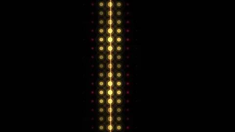 Golden Halftone Scanner Tech Background Video stock 342263491